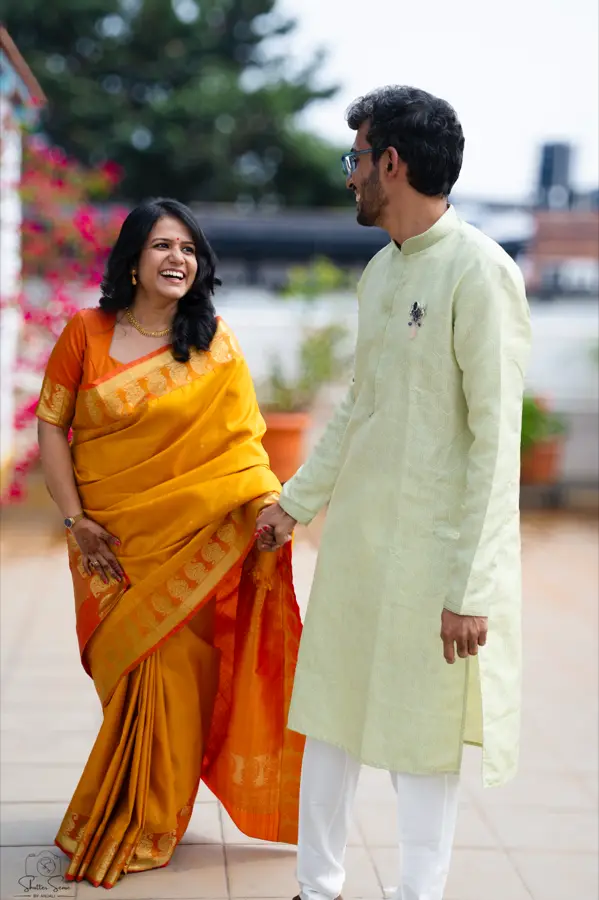 Golden Hour Sangeet Radiance — 📍 Lantern-lit Terrace · Midnight Revelry